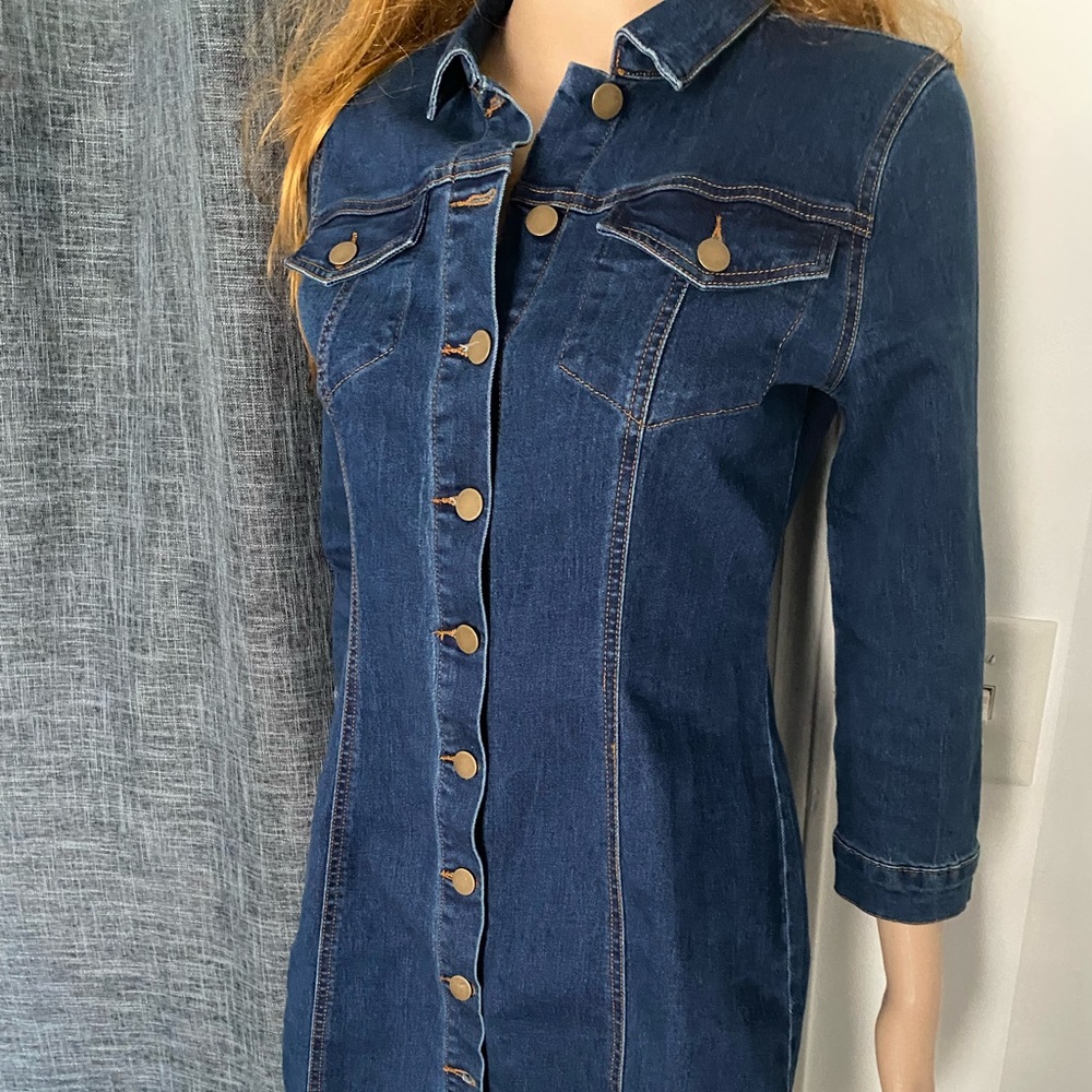 Allegra K Denim Dress~XS